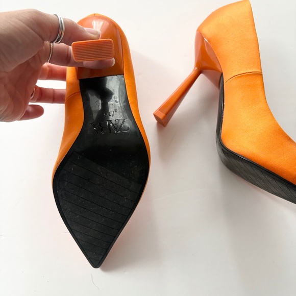 Zara orange heels - Picture 4 of 6